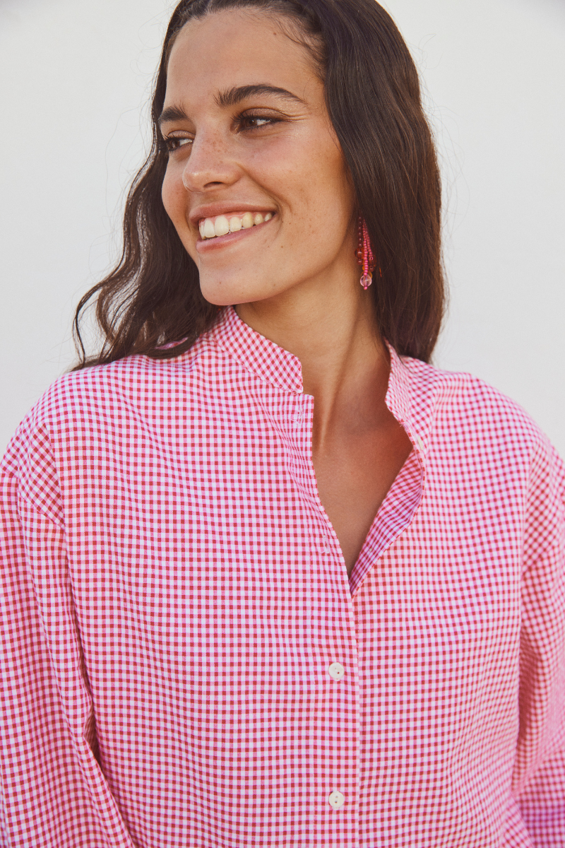 La Distinguée - Vichy Fuchsia