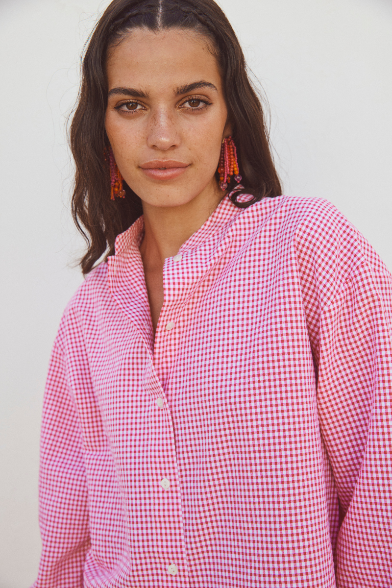 La Distinguée - Vichy Fuchsia