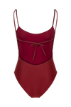 anja maillot de bain une pièce le sophistiqué bordeaux packshot dos