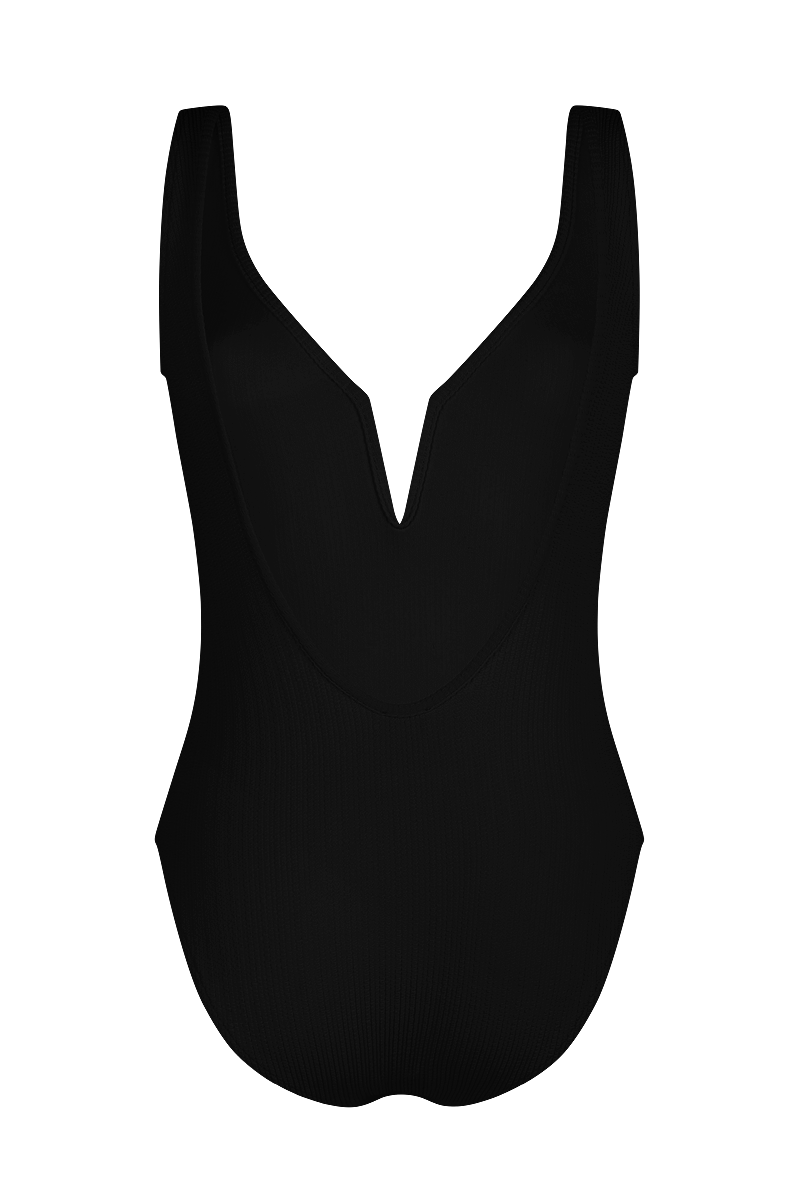 anja maillot de bain une pièce le sensuel noir derrière