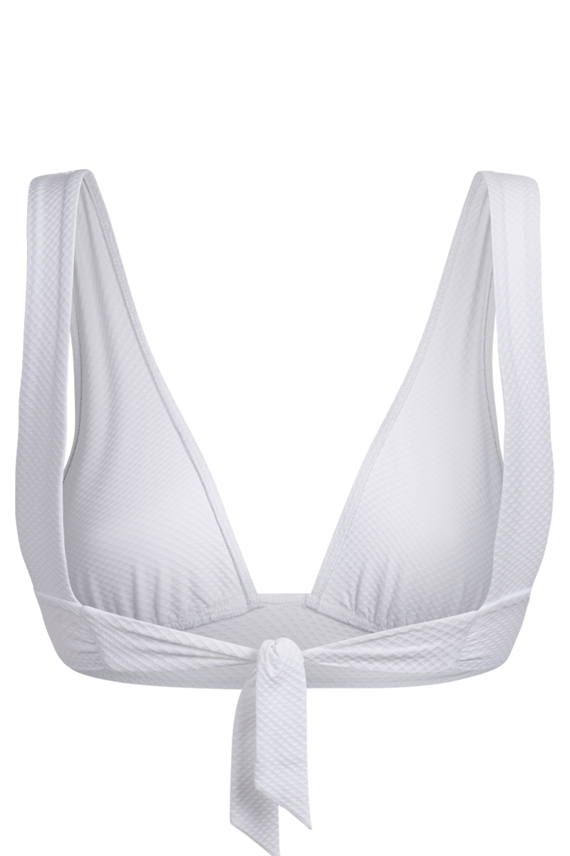 anja haut bikini foulard l'ensorcelant blanc derrière