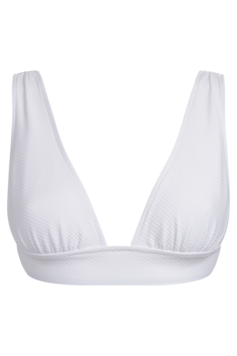 anja haut bikini foulard l'ensorcelant blanc devant