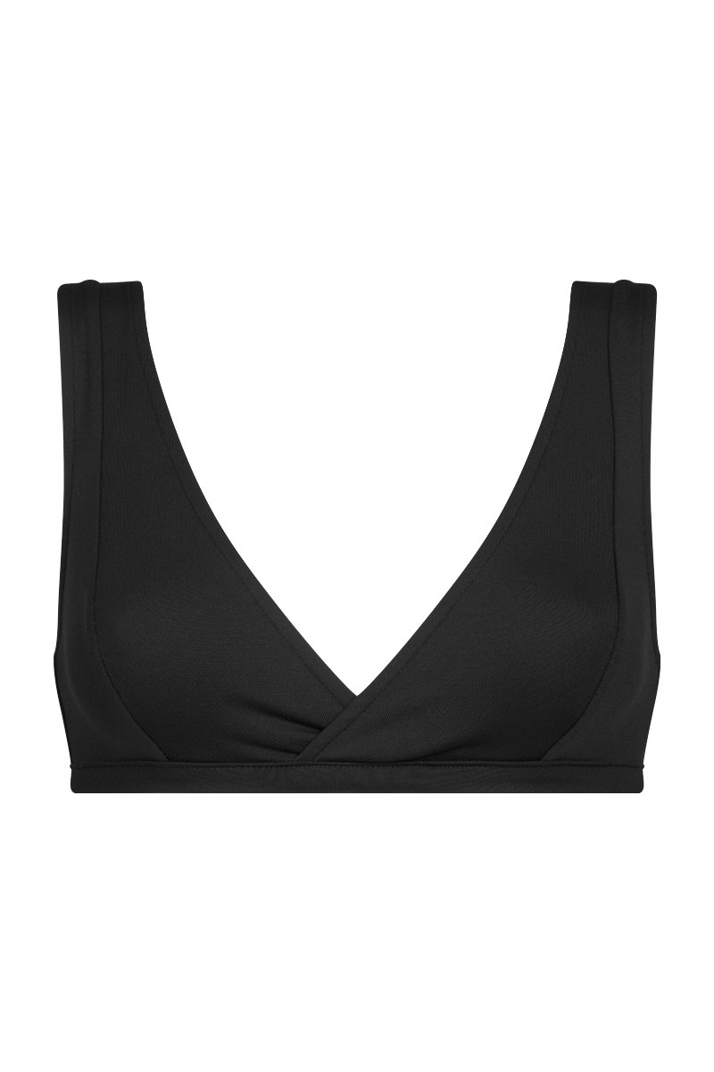 anja haut bikini l'exquis noir devant