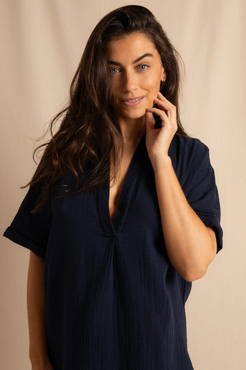 anja prêt à porter chemise le fameux marine close up face