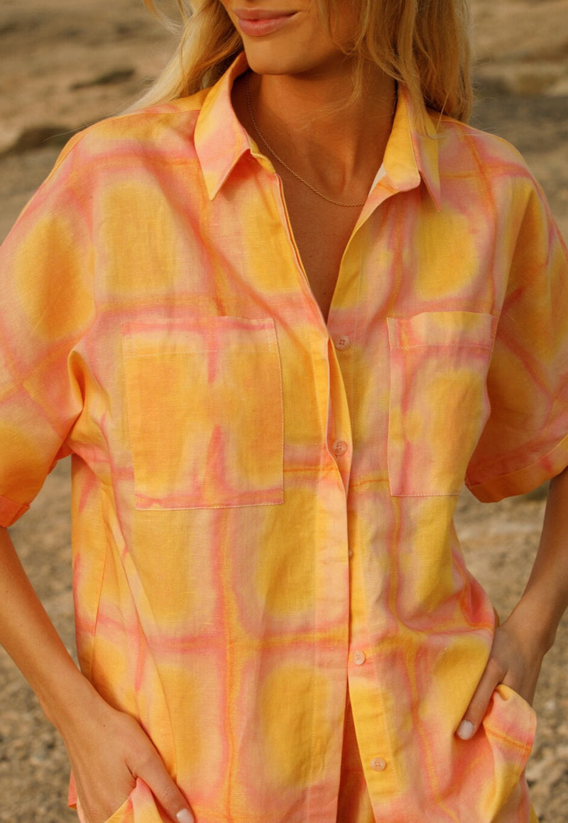 anja prêt à porter chemise l'incomparable tie dye photo campagne