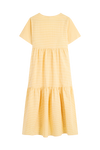 anja prêt à porter robe l'attachante vichy jaune derrière