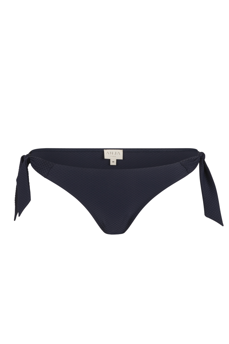 anja x bompard bikini culotte noeuds la magnifique navy devant