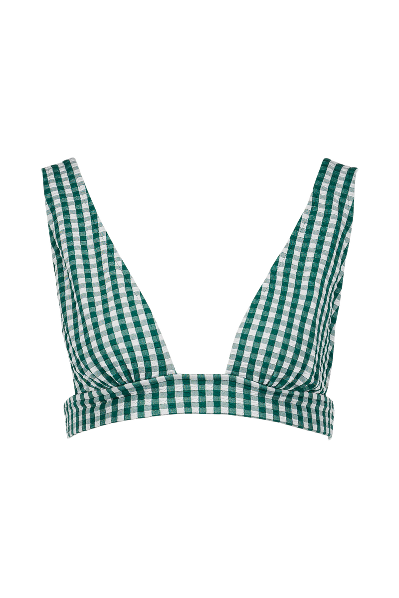 L'Ensorcelant - Vichy Vert - Haut Foulard