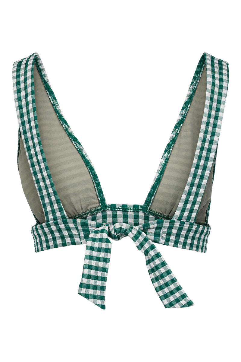 L'Ensorcelant - Vichy Vert - Haut Foulard