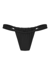 anja bas de maillot bikini culotte echancrée noir