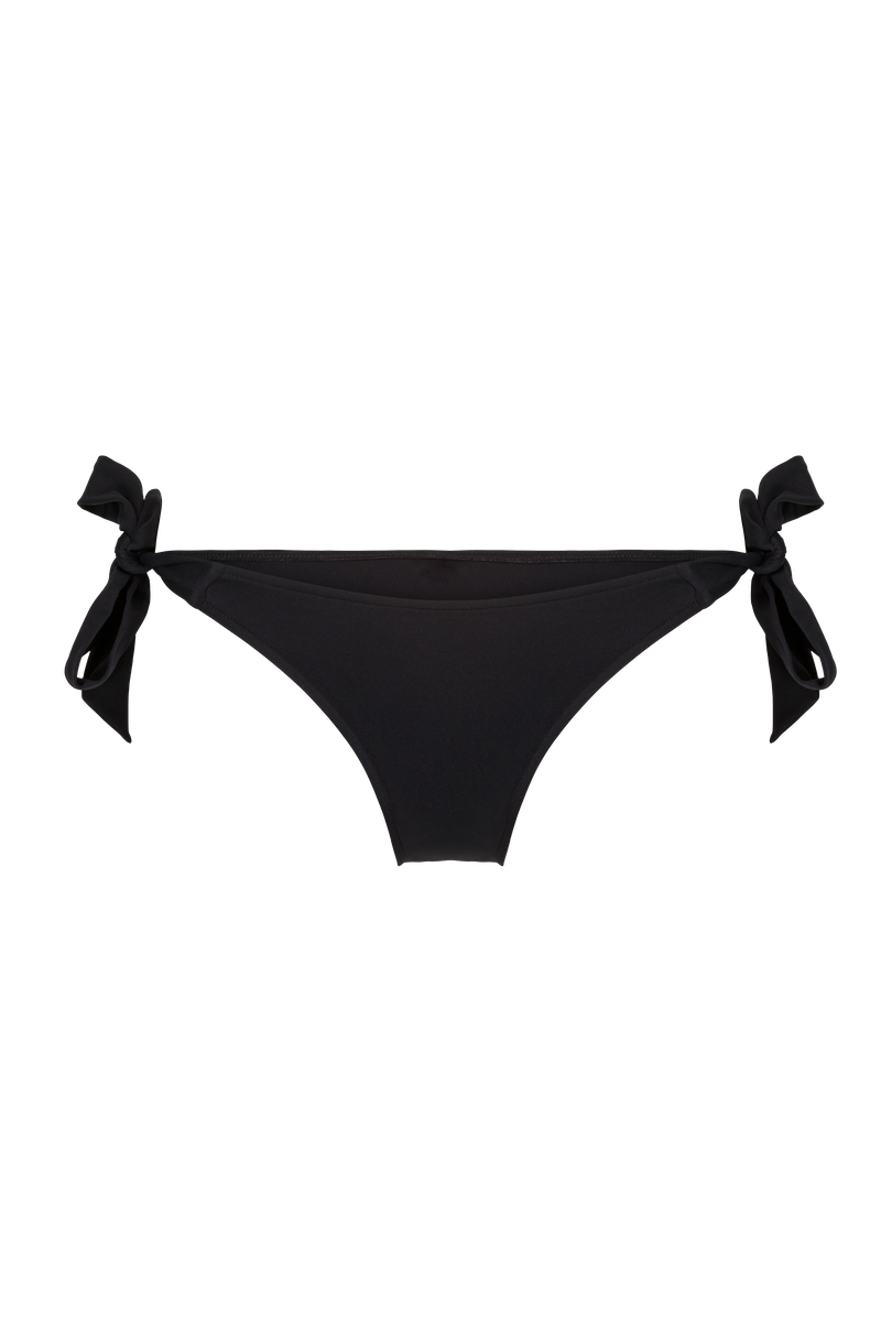 anja bas de maillot bikini culotte à nouer poétique noir