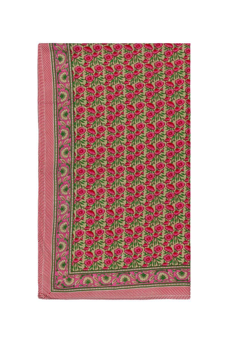 Le Paréo - Imprimé Fleurs - Fuchsia