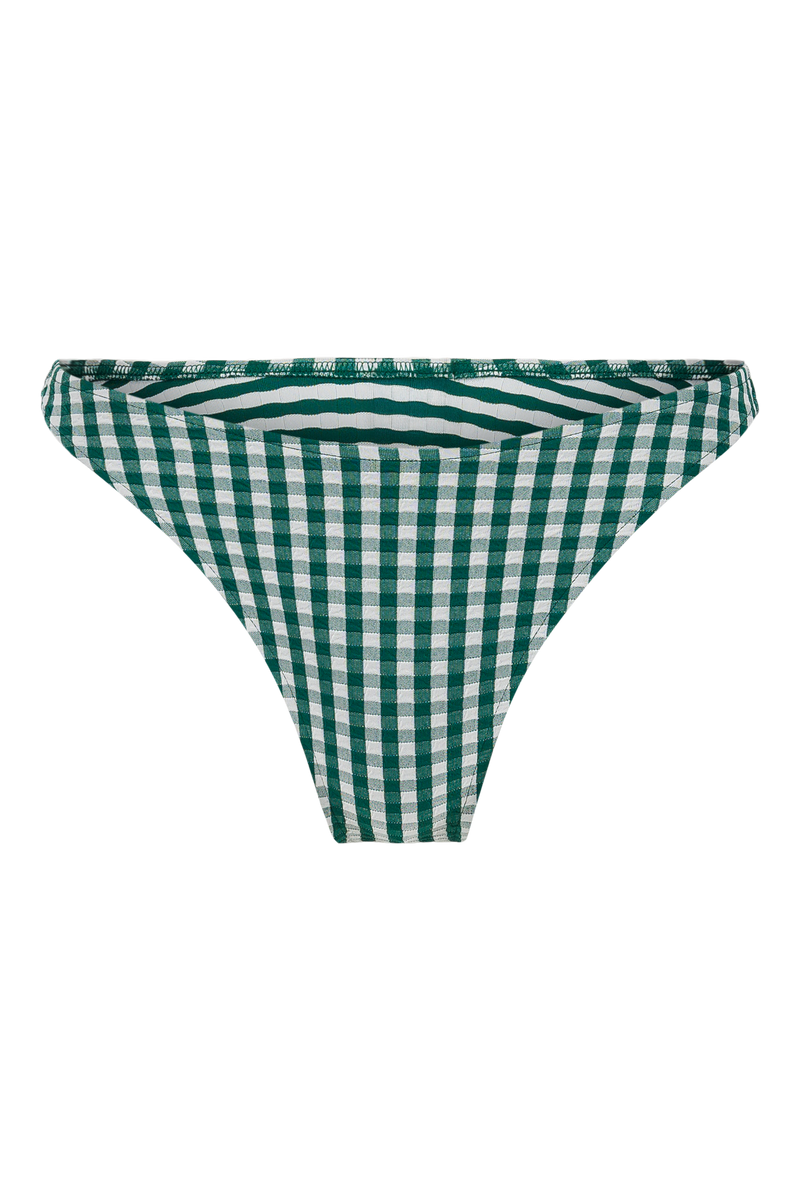 La Séduisante - Vichy Vert - Culotte Tanga