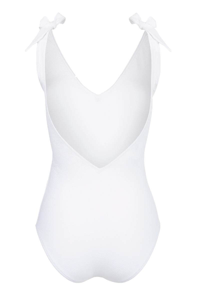 anja maillot de bain une pièce le vertigineux blanc derrière