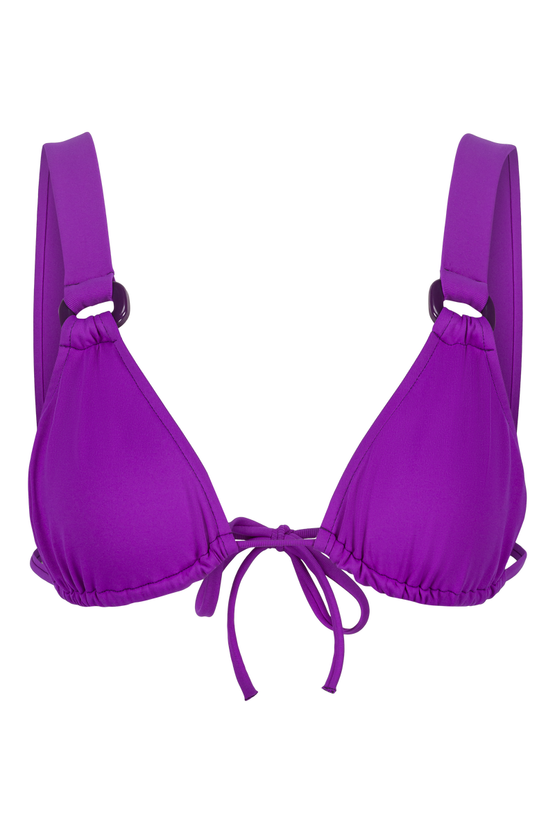 Le Fameux - Violet - Triangle bikini top