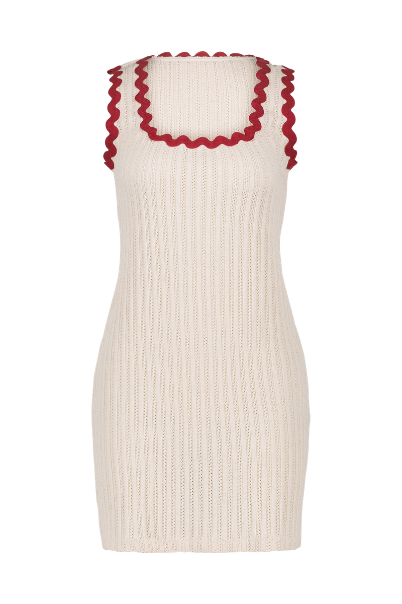 anja ready to wear high crop top striped pink packshot face