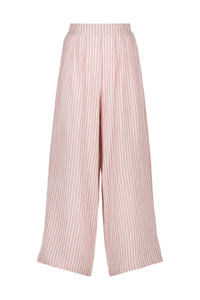 anja ready-to-wear pink striped palazzo pants packshot face