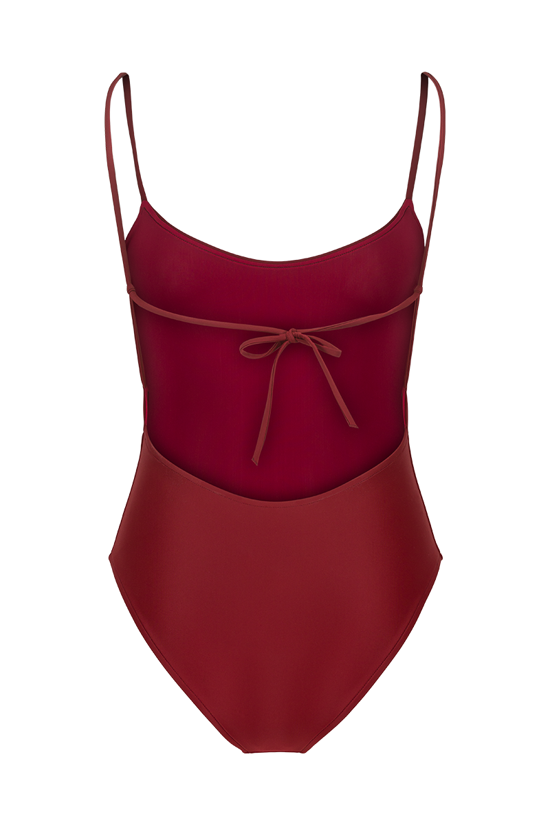 anja swimsuit one-piece le sophistiqué bordeaux packshot dos