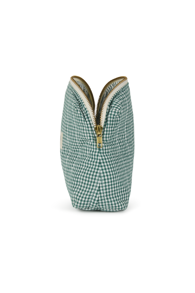 anja accessories the toilet bag vichy green side