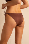 anja bikini bottom bikini Tie side bikini bottom l'idyllique  marron glacé vu dos