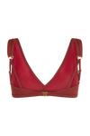 anja bikini top Wrap top l'exquisite terracotta derrière