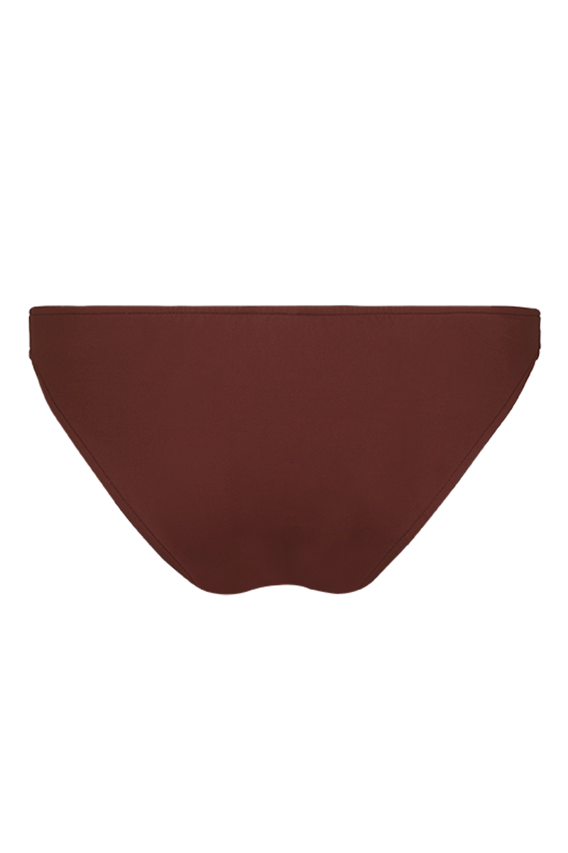 anja bikini bottom bikini low-rise bottom la rusée terracotta derrière