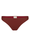 anja bikini bottom bikini low-rise bottom la rusée terracotta front
