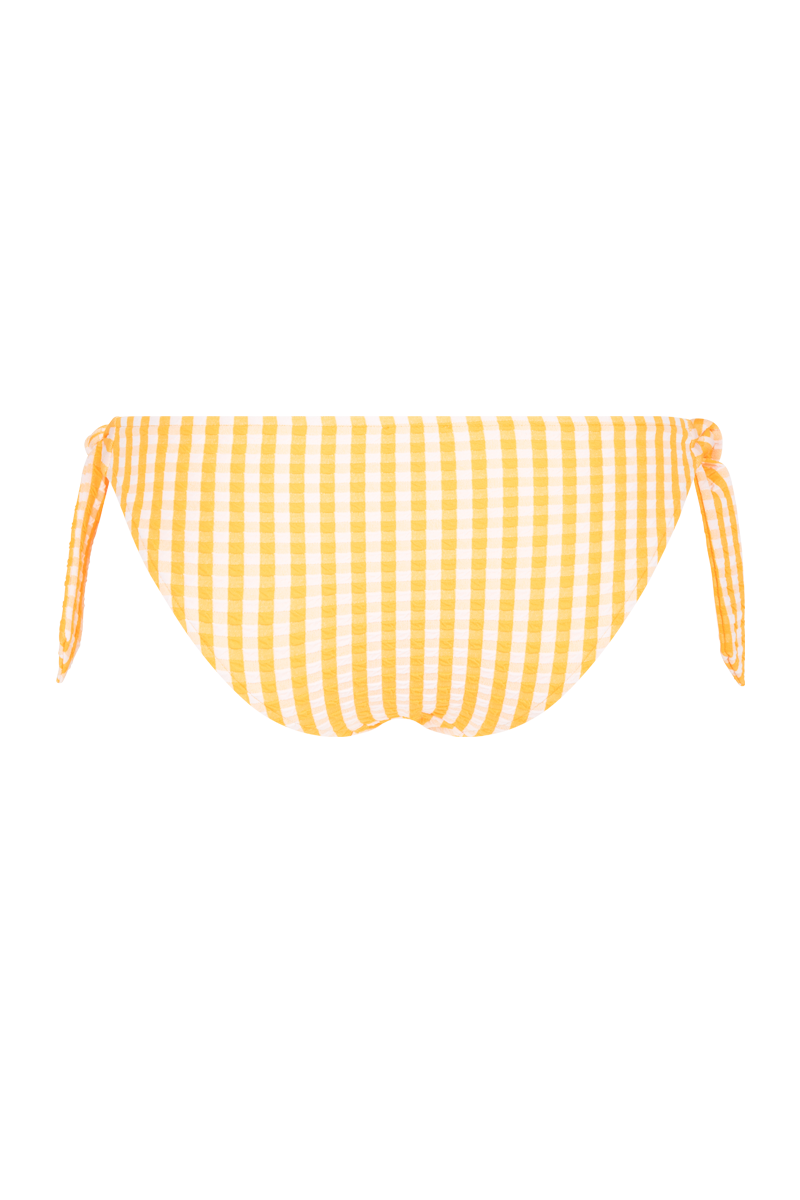 anja bikini bottom bikini knickers vichy yellow behind