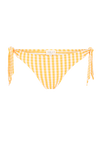anja bikini bottom bikini knickers vichy yellow front