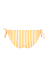 anja bikini bottom bikini Tie side bikini bottom l'idyllique vichy yellow behind