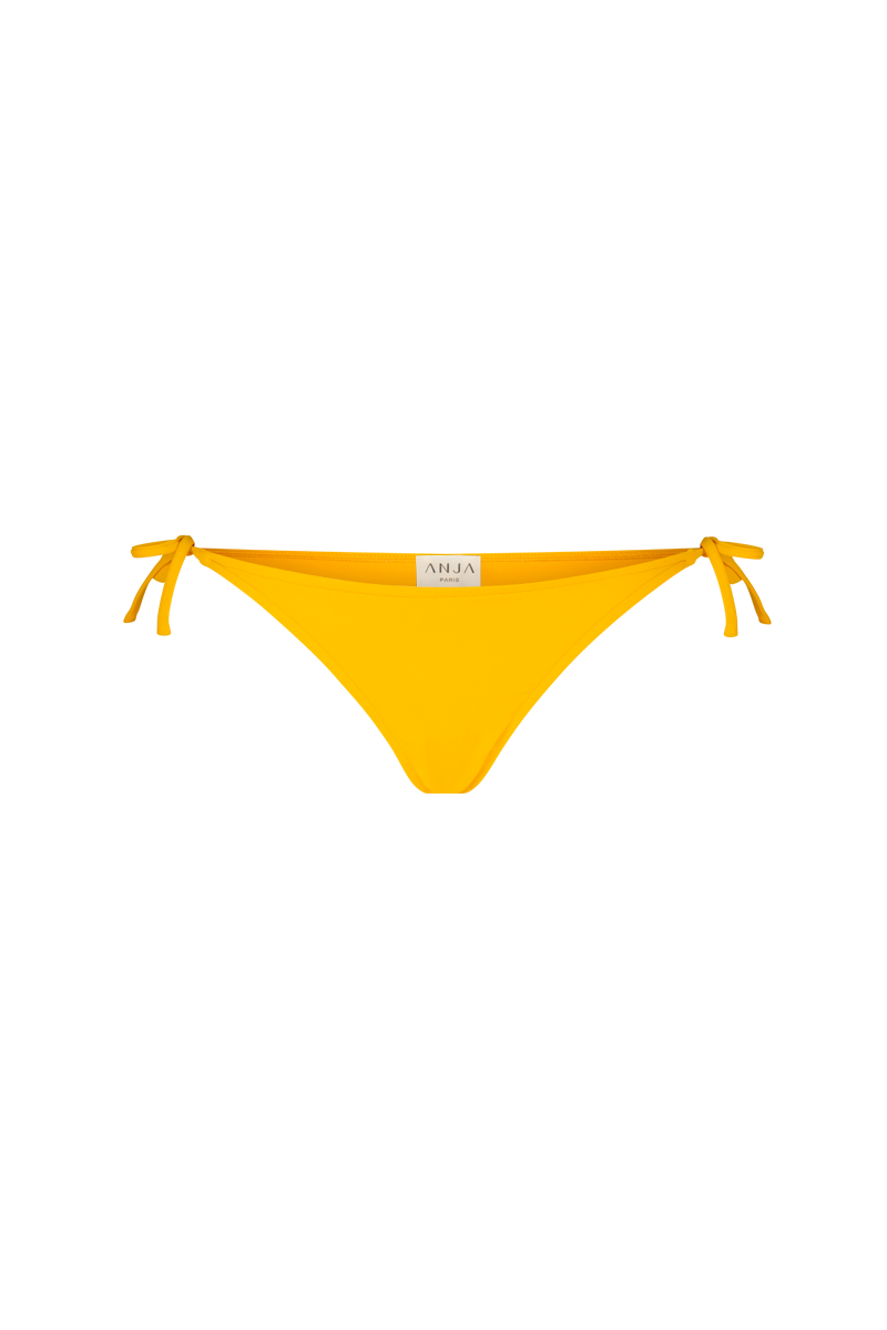 anja Tie side bikini bottom idyllic yellow front