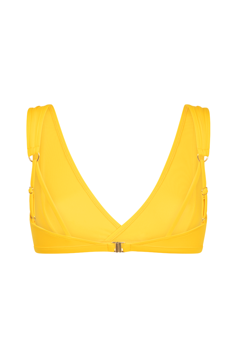 anja haut bikni Wrap top the exquisite yellow behind