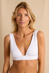 anja bikini top scarf l'ensorcelant white close up face