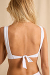 anja bikini top scarf l'ensorcelant white back view