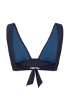 anja bikini top scarf l'ensorcelant navy behind