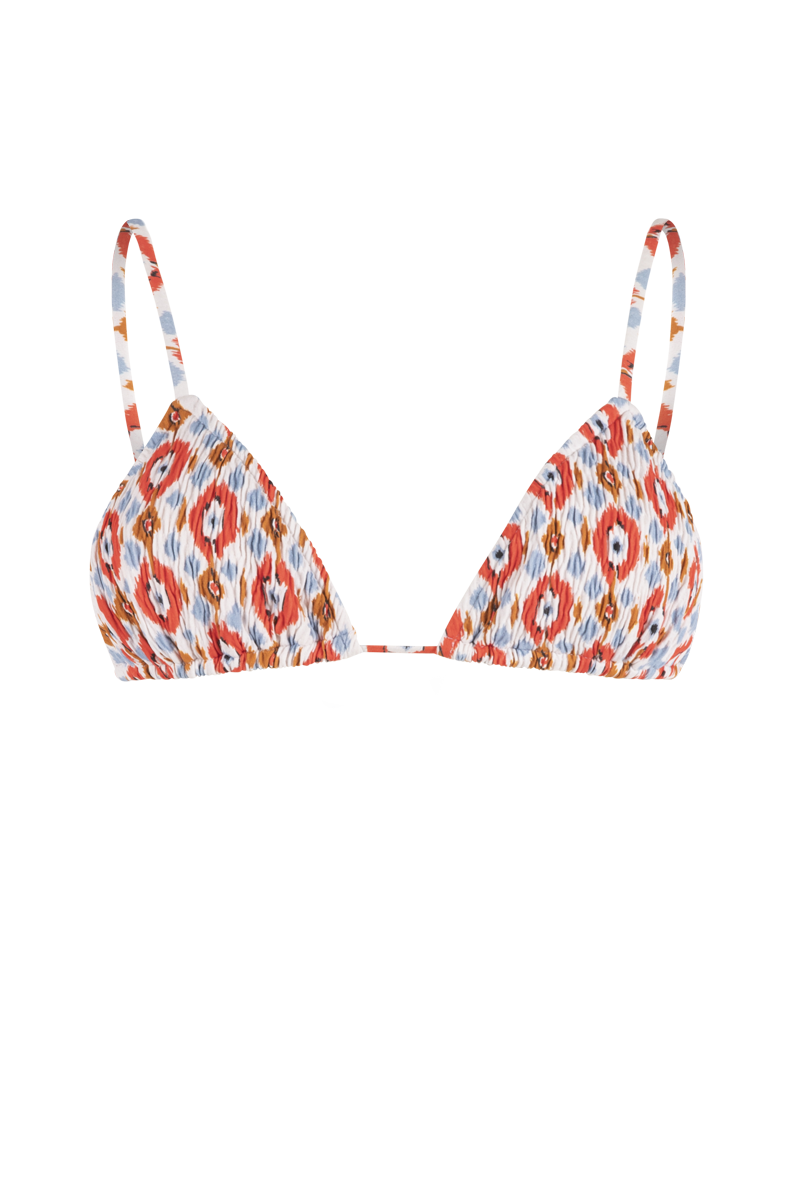 anja triangle bikini top aztec radiant front