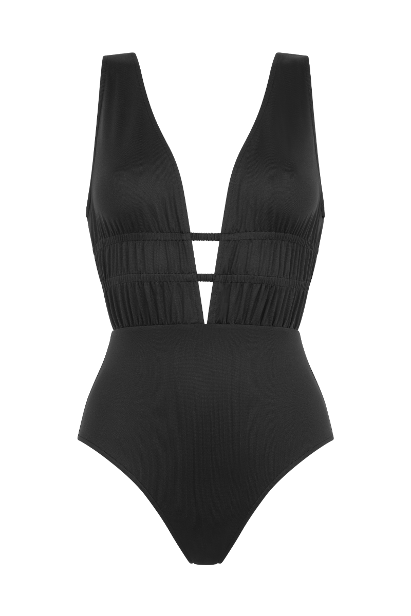 anja swimsuit one-piece le captivant black front
