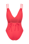 anja swimsuit one piece the coral piccolo behind