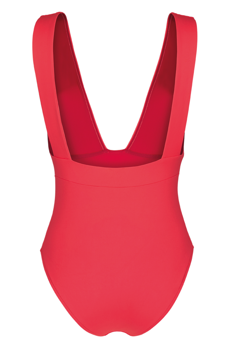 anja swimsuit one-piece le plongeant coral behind