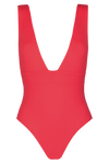 anja swimsuit one-piece le plongeant coral front