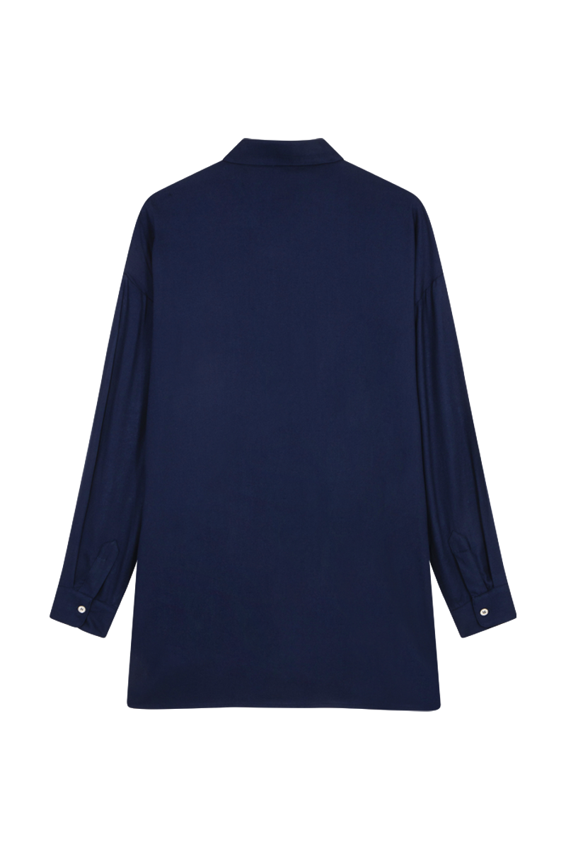 anja ready to wear shirt la dévouée navy behind