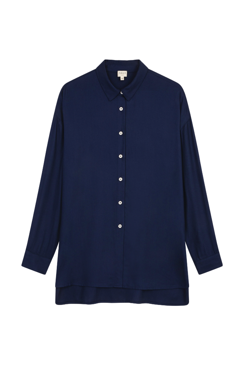 anja ready-to-wear shirt la dévouée navy front