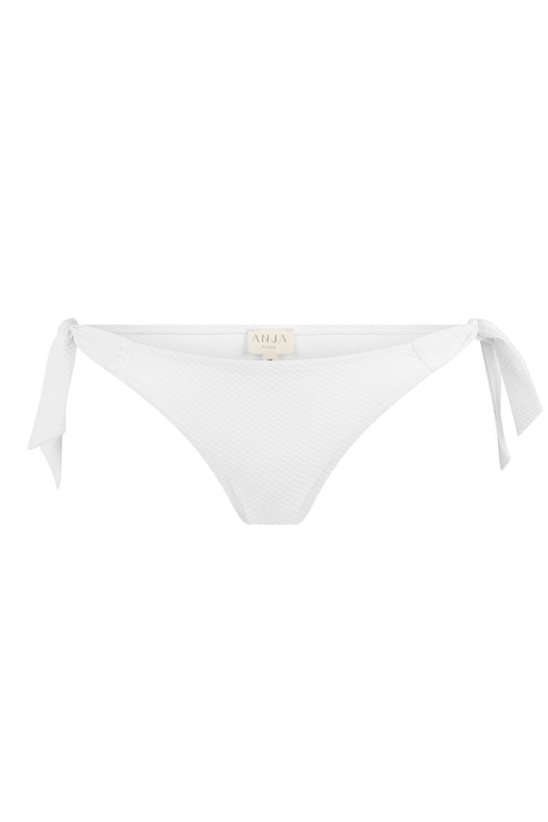 anja x bompard bikini panties bows la magnifique white front
