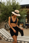 L'Exquis - Black - Wrap top