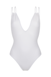 anja swimsuit one piece the white piccolo in front
