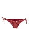 L'Idyllique - Liberty Bordeaux - Tie side bikini bottom