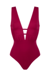 anja swimsuit maxi décolleté lie de vin anja paris