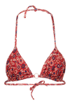 Le Doux - Liberty Bordeaux - Triangle bikini top