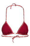 Le Doux - Liberty Bordeaux - Triangle bikini top