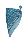 Le Paréo - Flowers Print - Grey Blue